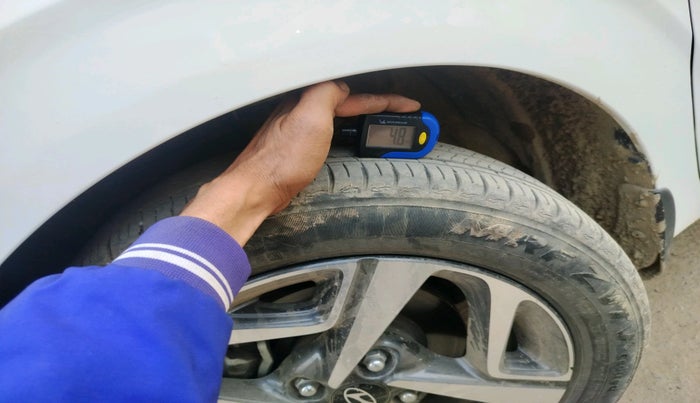 2024 Hyundai AURA SX 1.2 CNG, Petrol, Manual, 30,071 km, tyre