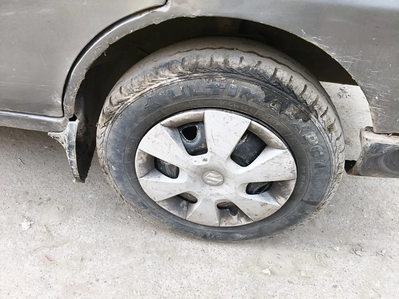 2021 Maruti Eeco 5 STR WITH A/C+HTR CNG, CNG, Manual, 1,39,026 km, tyre
