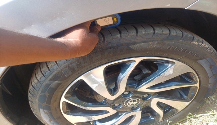 2021 Toyota Glanza G CVT, Petrol, Automatic, 68,654 km, tyre