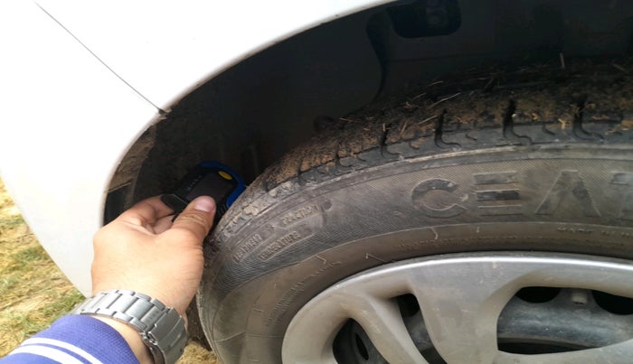 2022 Hyundai AURA S 1.2 CNG, Petrol, Manual, 1,12,919 km, tyre