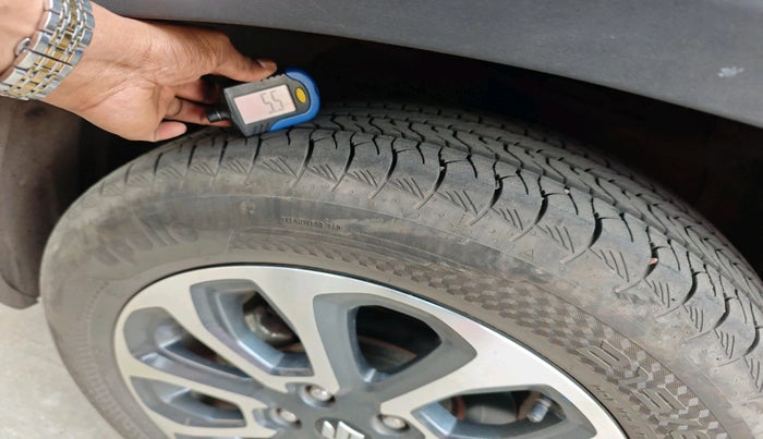 2023 Maruti Grand Vitara ALPHA SMART HYBRID, Petrol, Manual, 17,074 km, tyre