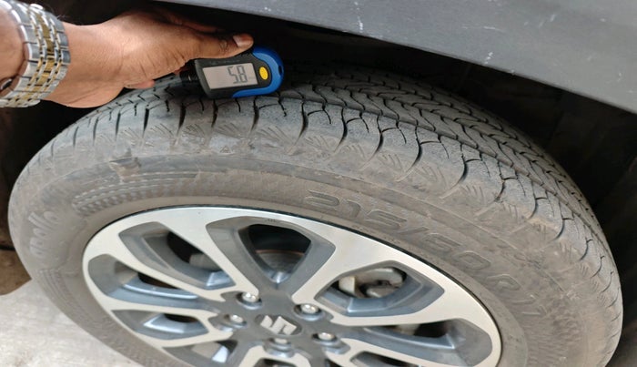 2023 Maruti Grand Vitara ALPHA SMART HYBRID, Petrol, Manual, 17,074 km, tyre