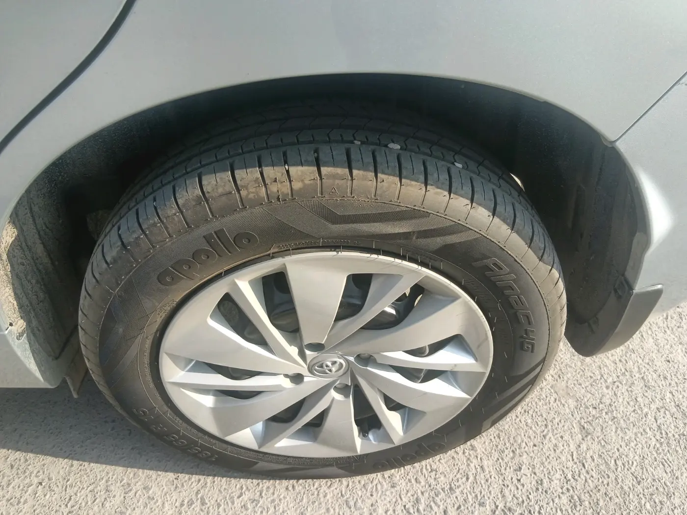 2024 Toyota Glanza S, Petrol, Manual, 4,666 km, tyre