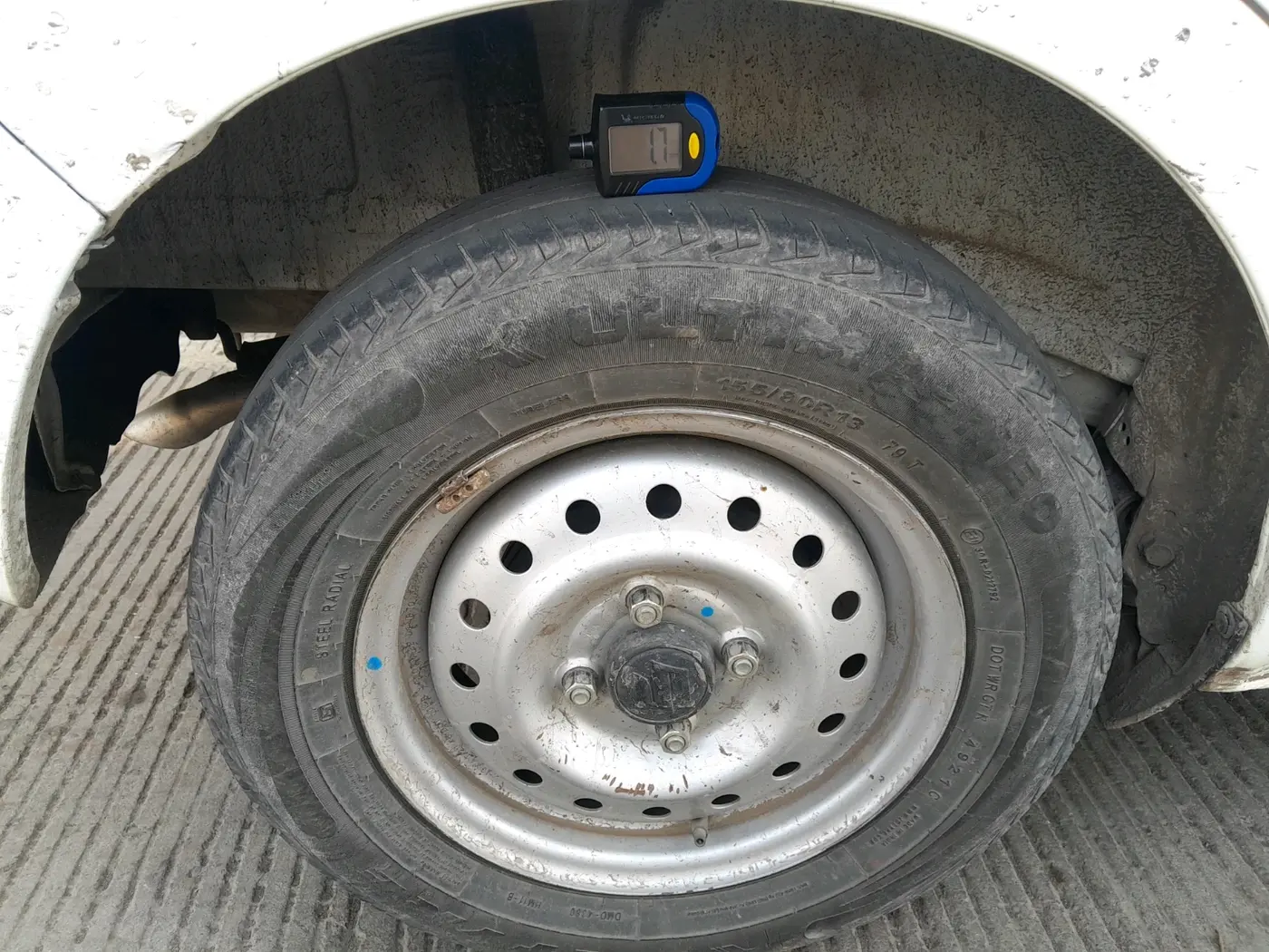 2022 Maruti New Wagon-R LXI CNG 1.0, CNG, Manual, 70,062 km, tyre