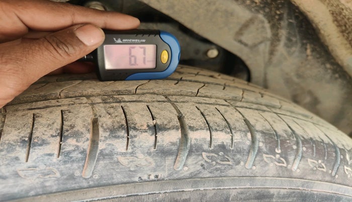 2024 Tata Harrier PURE PLUS S DARK EDITION AT, Diesel, Automatic, 23,223 km, tyre