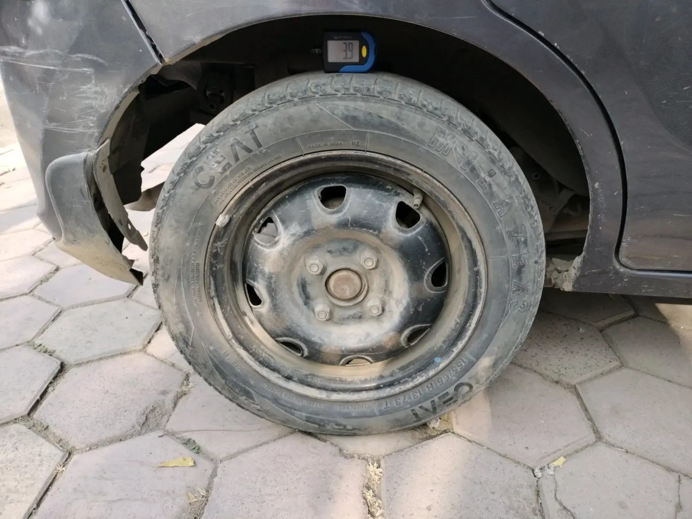 2018 Maruti Alto K10 VXI, CNG, Manual, 71,831 km, tyre