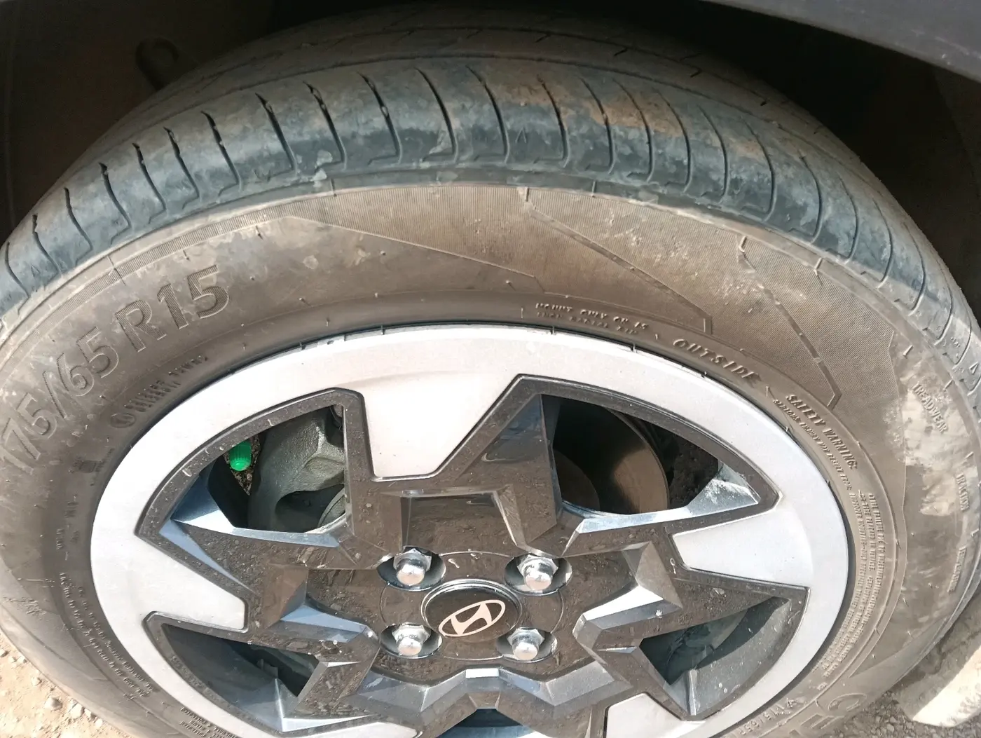 2024 Hyundai EXTER SX 1.2 MT Hy-CNG Duo , CNG, Manual, 21,738 km, tyre
