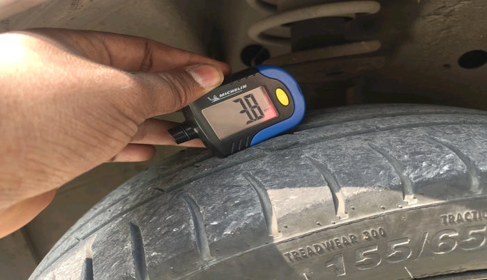 2011 Maruti Wagon R 1.0 VXI, Petrol, Manual, 55,988 km, tyre