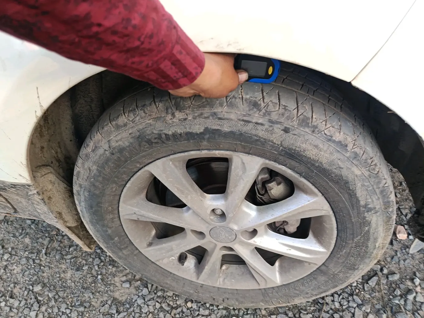 2019 Ford Ecosport TITANIUM 1.5L DIESEL, Diesel, Manual, 1,06,000 km, tyre