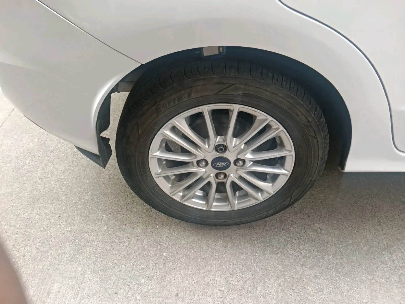 2019 Ford Figo Aspire TITANIUM1.5 DIESEL, Diesel, Manual, 1,10,967 km, tyre