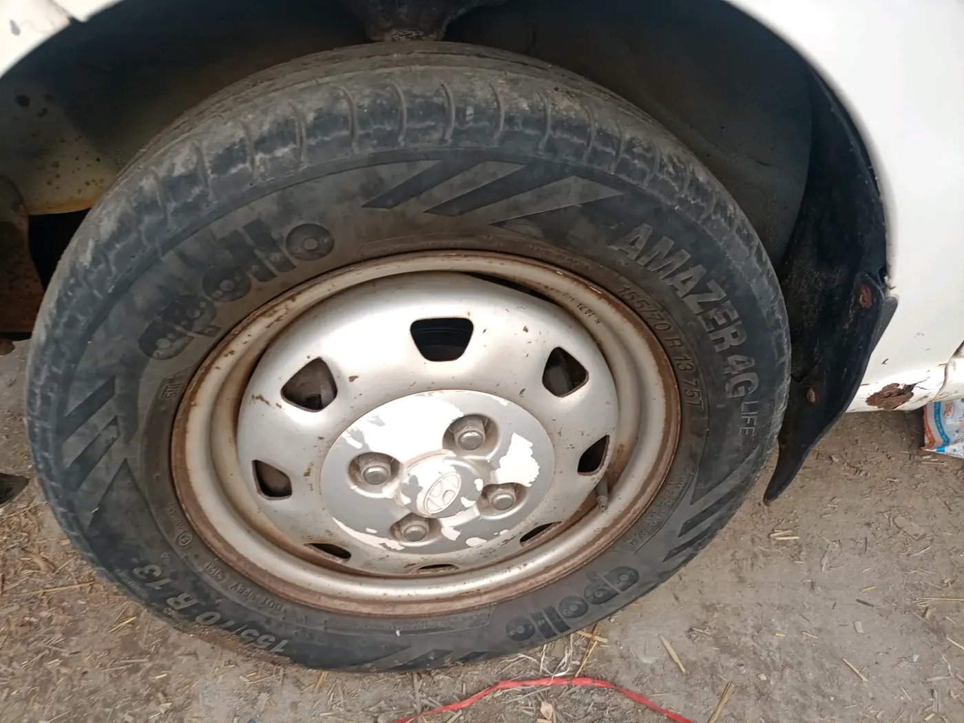 2012 Hyundai Santro Xing GL PLUS, Petrol, Manual, 75,316 km, tyre