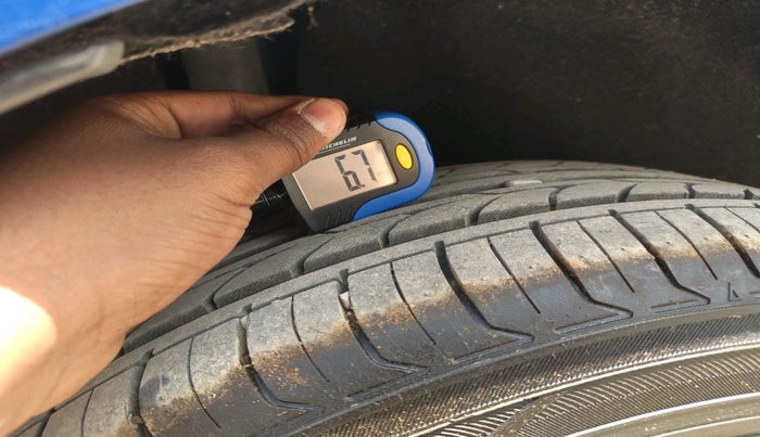 2020 Ford Ecosport TITANIUM 1.5L PETROL AT, Petrol, Automatic, 1,01,714 km, tyre