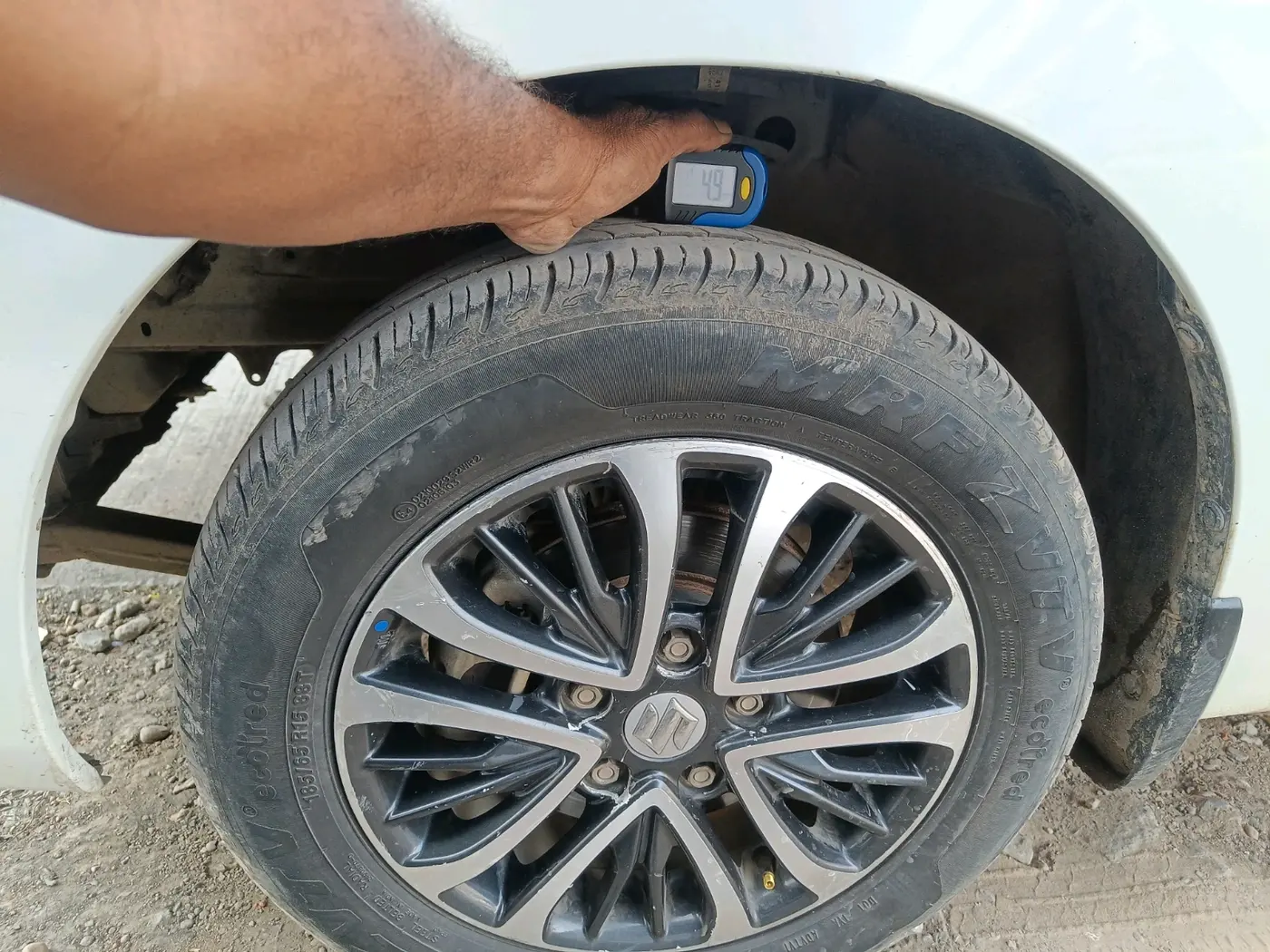 2024 Maruti Ertiga   VXI (O) CNG, CNG, Manual, 77,011 km, tyre