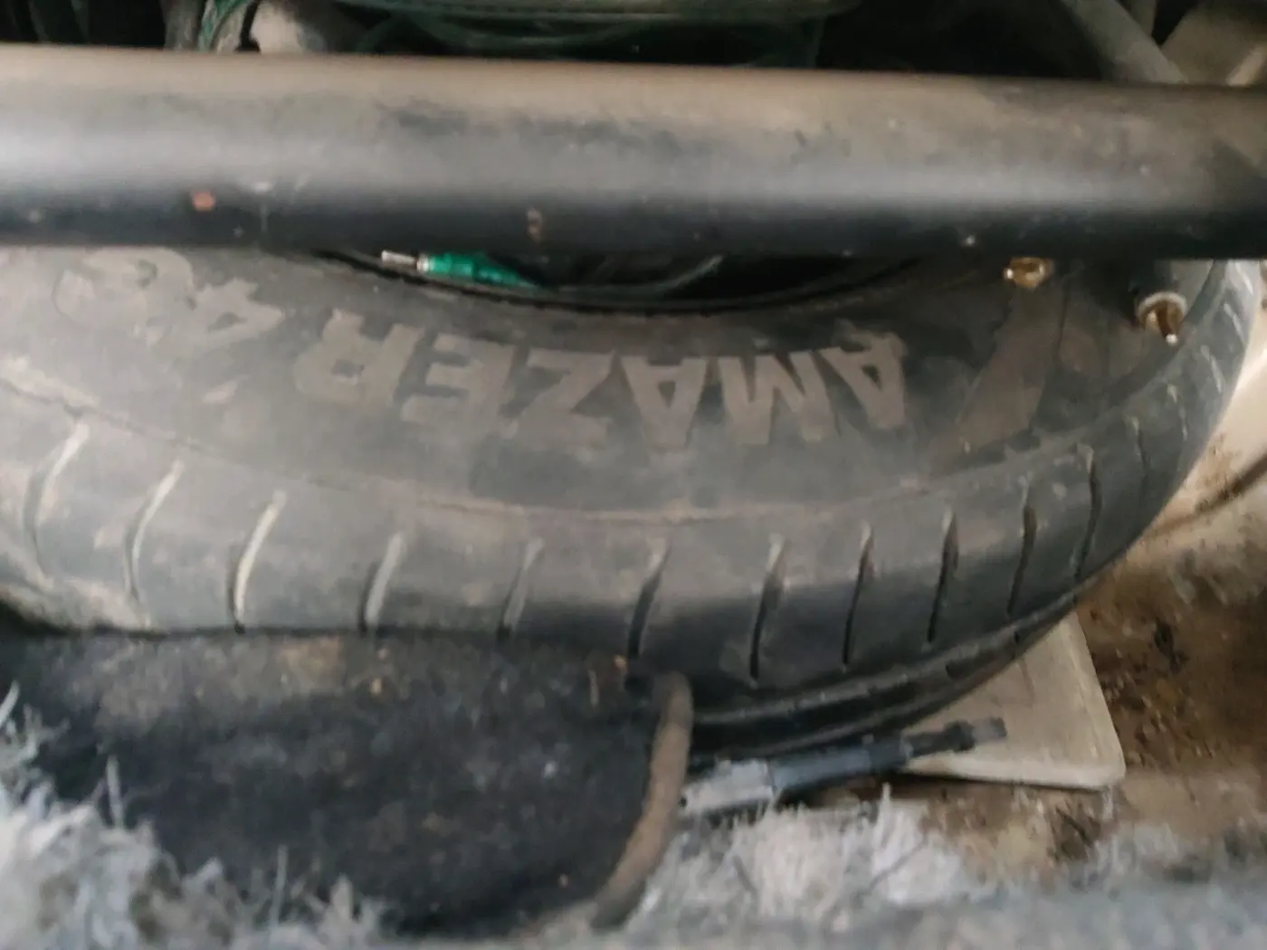 2011 Maruti Alto LXI CNG, CNG, Manual, 70,718 km, tyre