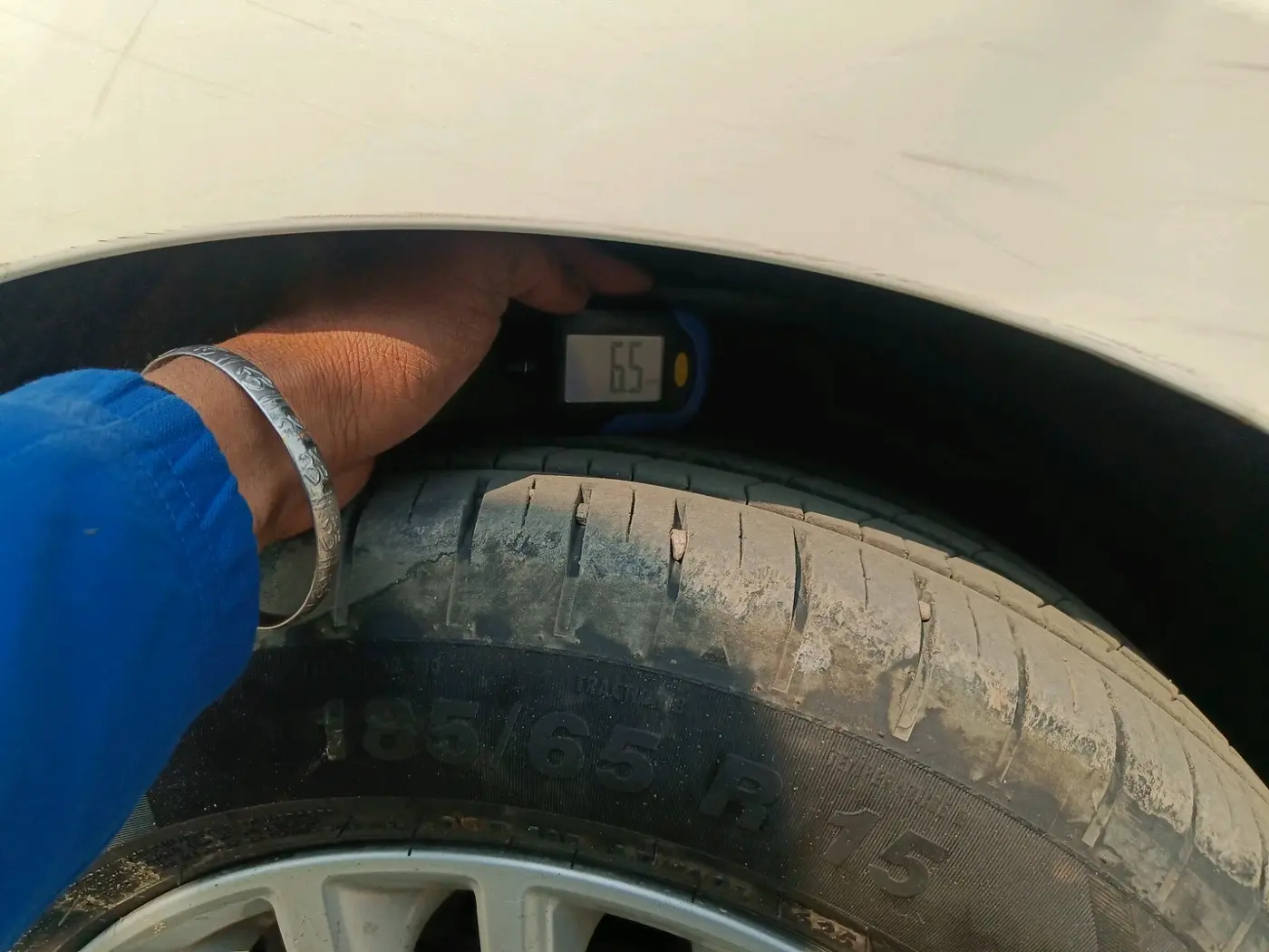 2020 Maruti Dzire ZXI, CNG, Manual, 74,582 km, tyre