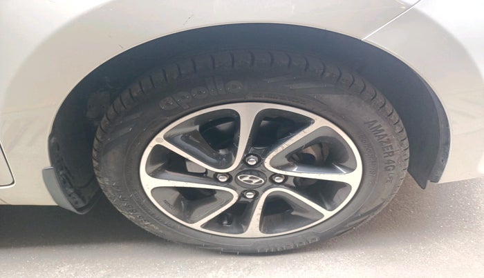 2018 Hyundai Grand i10 SPORTZ (O) AT 1.2 KAPPA VTVT, Petrol, Automatic, 37,663 km, tyre