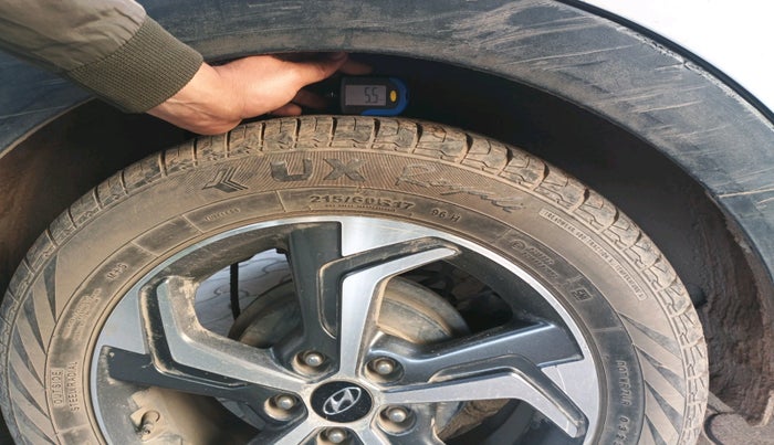 2018 Hyundai Creta SX PLUS AT 1.6 PETROL, Petrol, Automatic, 1,10,614 km, tyre