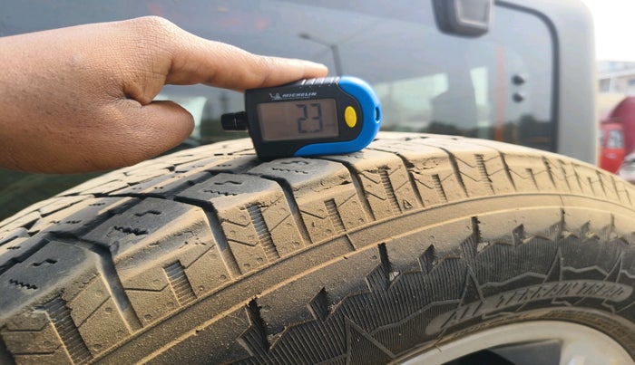 2022 Mahindra Thar LX HT PETROL 4WD MT, Petrol, Manual, 48,213 km, tyre