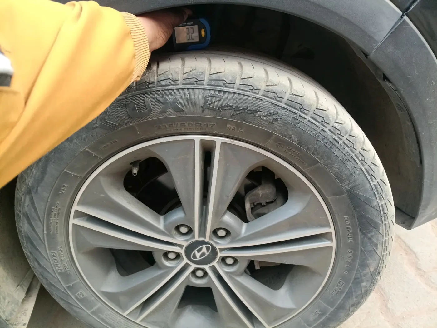 2018 Hyundai Creta SX (O) 1.6 DIESEL, Diesel, Manual, 1,20,414 km, tyre