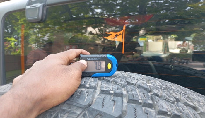 2023 Mahindra Thar LX D AT 4WD HT, Diesel, Automatic, 17,201 km, tyre