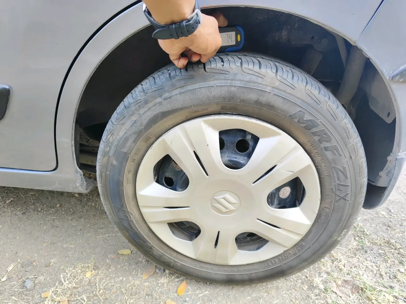2018 Maruti Wagon R 1.0 VXI AMT, Petrol, Automatic, 51,592 km, tyre