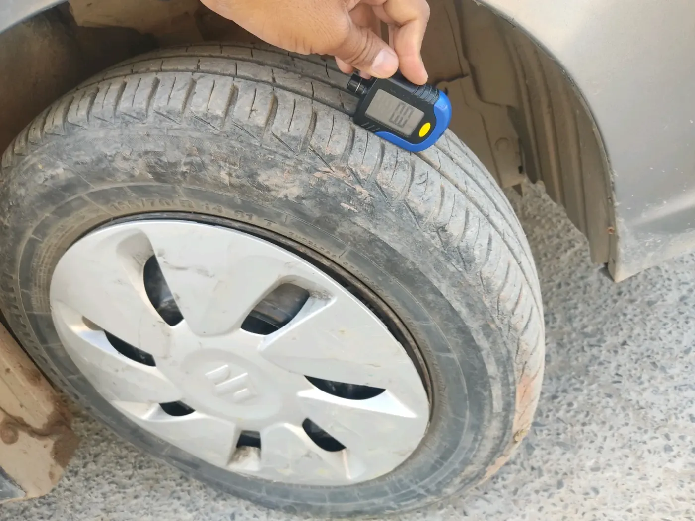 2021 Maruti Celerio VXI CNG, CNG, Manual, 45,873 km, tyre