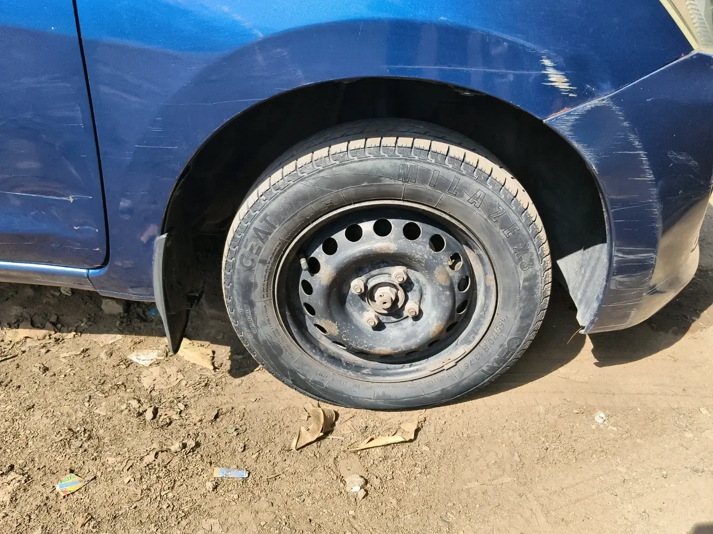 2018 Datsun Go T, Petrol, Manual, 68,196 km, tyre