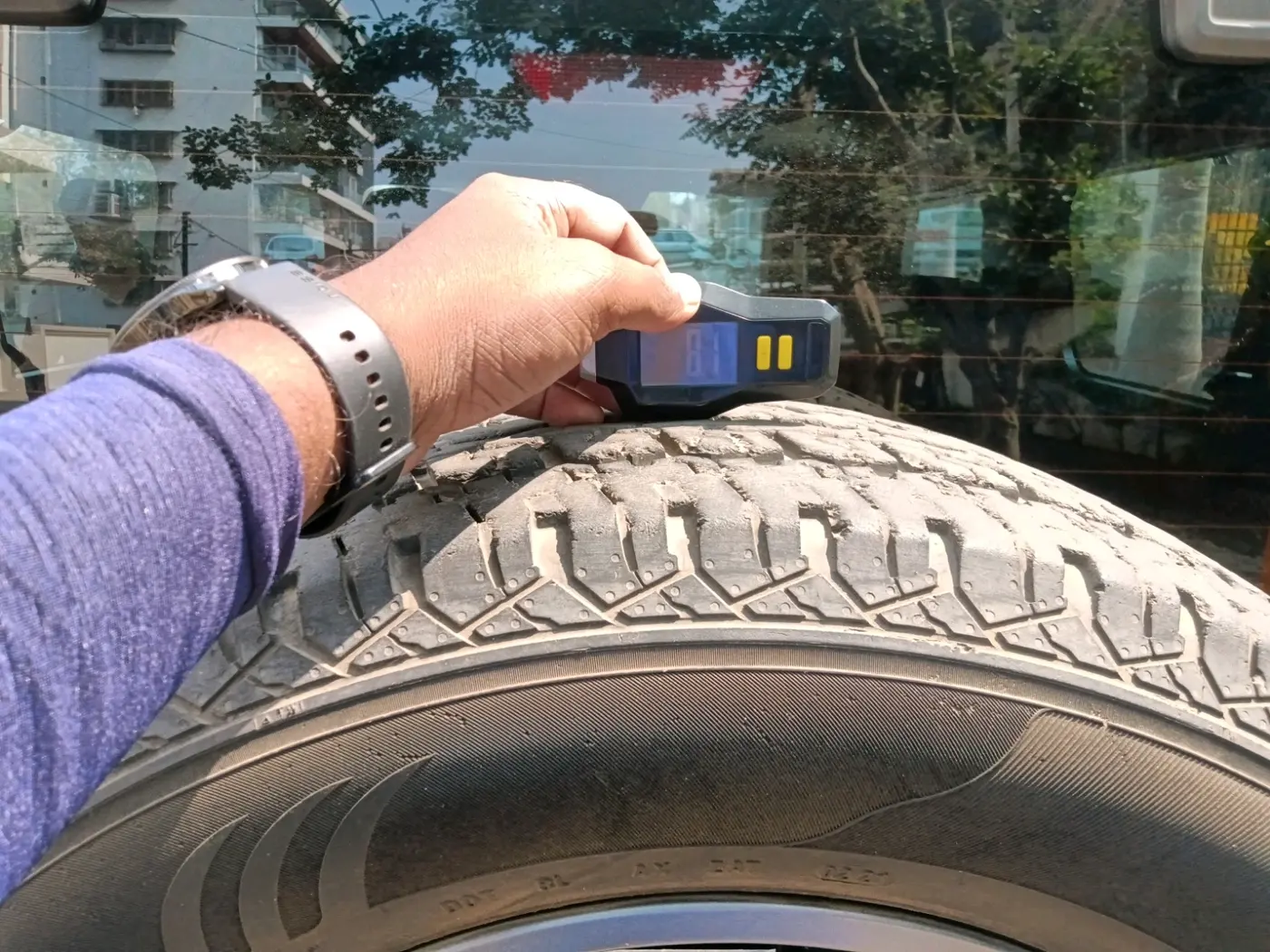 2021 Mahindra Thar LX HT PETROL 4WD MT, Petrol, Manual, 33,734 km, tyre
