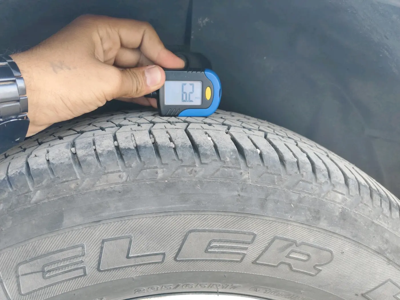 2020 Tata Harrier XZ PLUS 2.0L, Diesel, Manual, 89,875 km, tyre