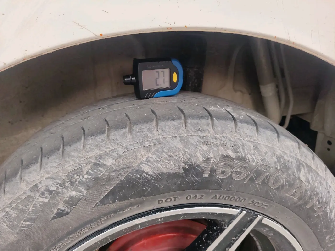 2023 Maruti New Wagon-R LXI CNG 1.0, CNG, Manual, 97,652 km, tyre