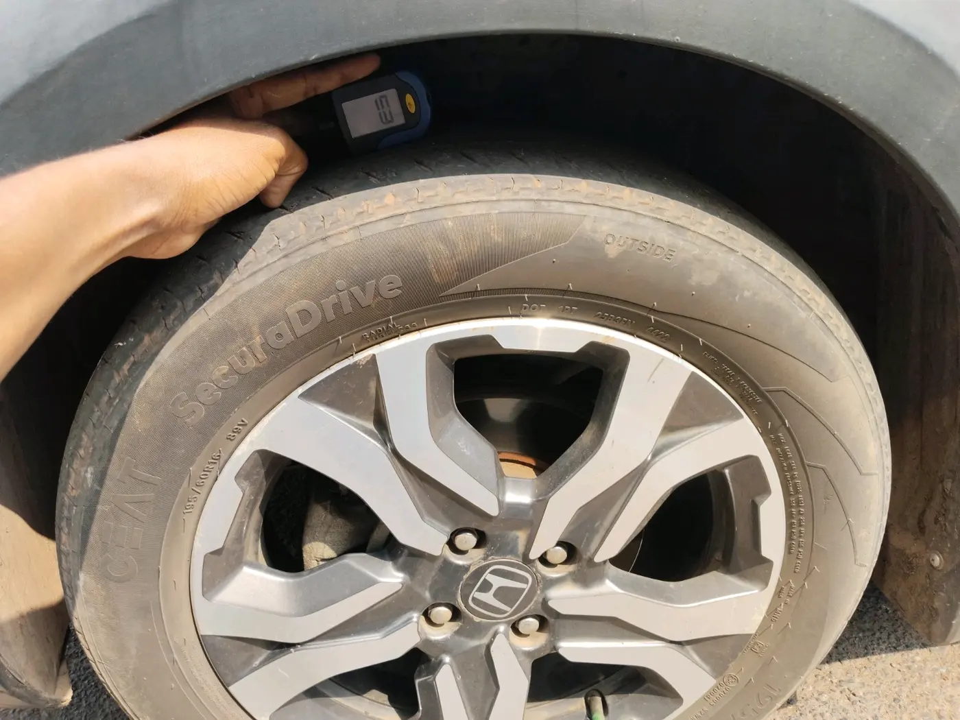 2018 Honda WR-V 1.5L I-DTEC VX MT, Diesel, Manual, 1,35,000 km, tyre