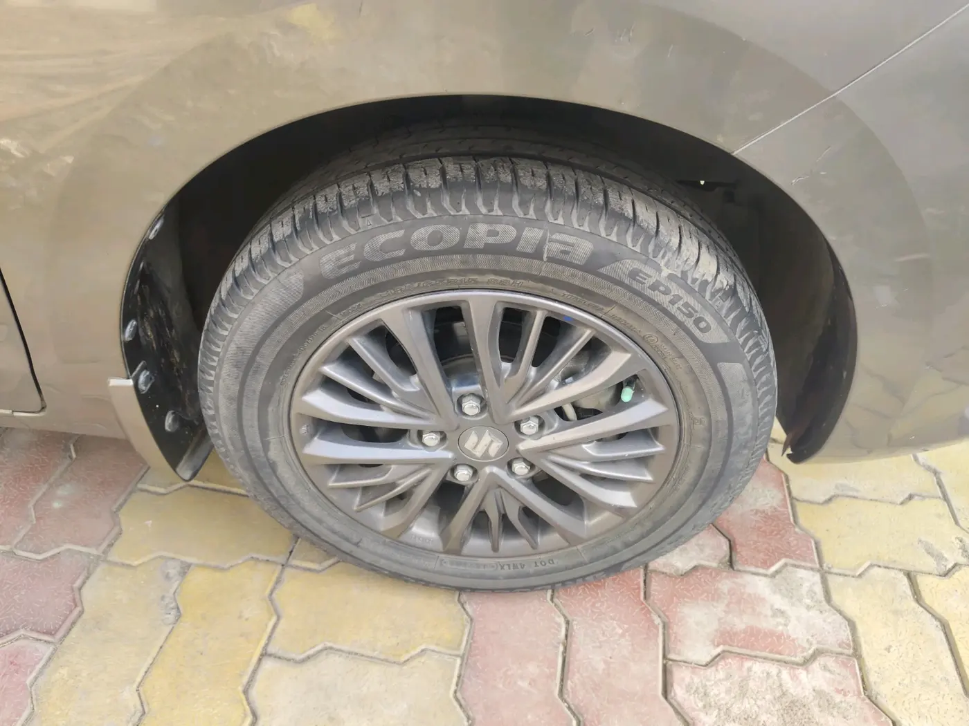 2021 Maruti Ertiga ZXI+ SHVS, Petrol, Manual, 25,496 km, tyre