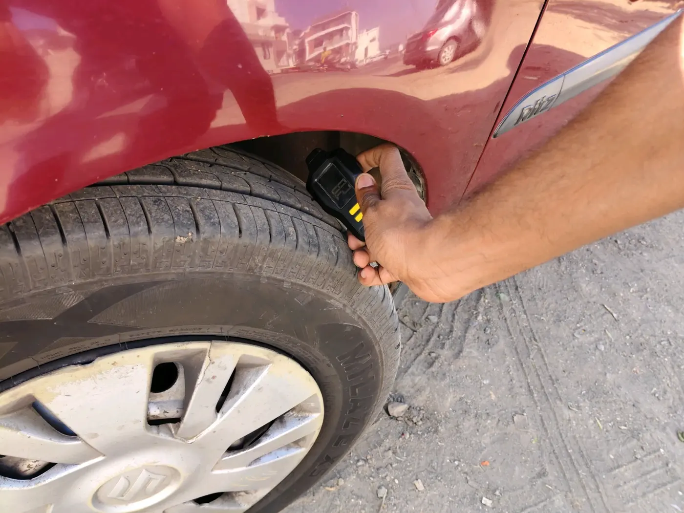 2012 Maruti Ritz LDI, Diesel, Manual, 1,50,945 km, tyre