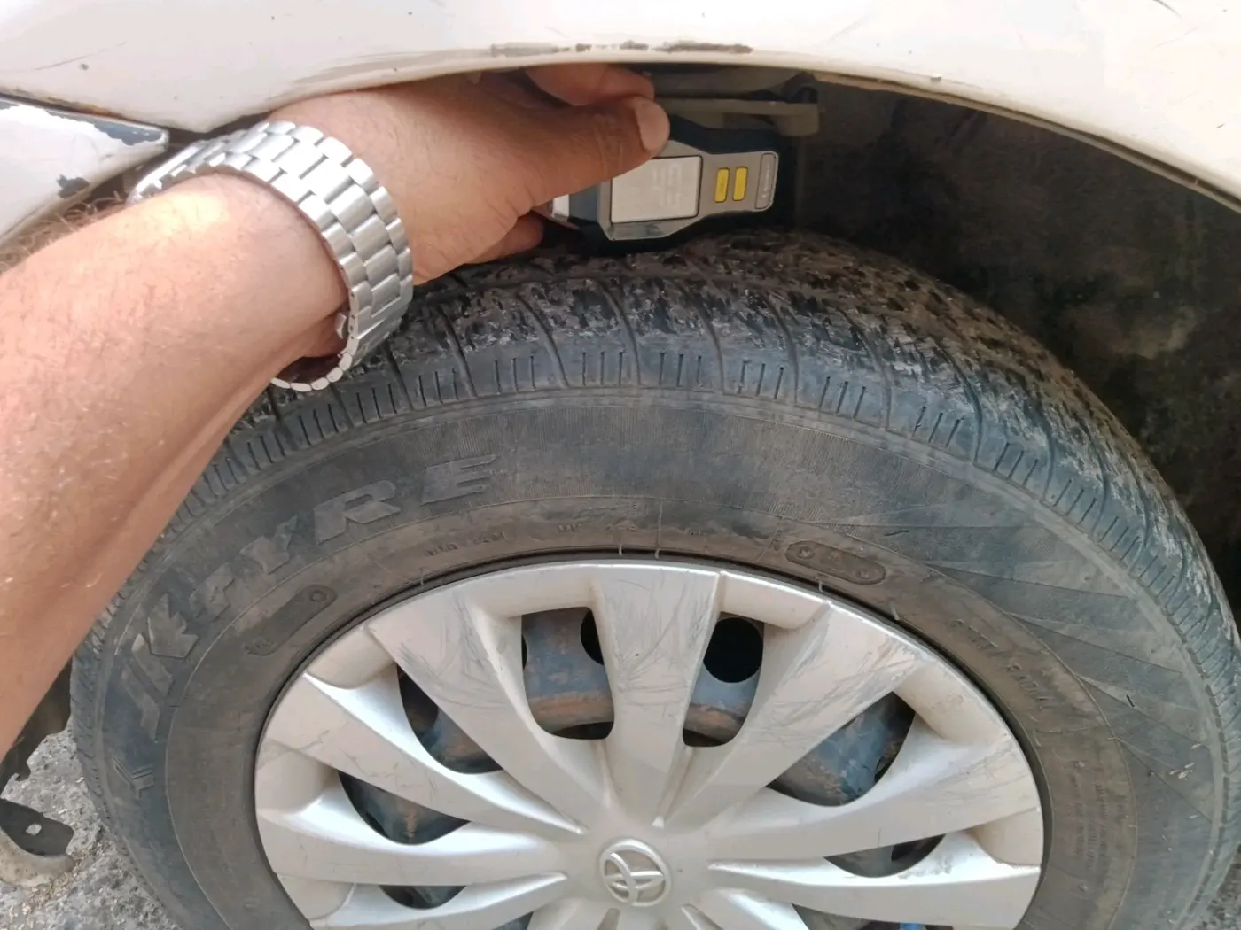 2012 Toyota Etios GD, Diesel, Manual, 1,23,185 km, tyre