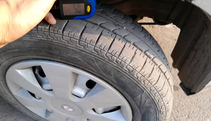 2018 Maruti Wagon R 1.0 LXI, CNG, Manual, 1,29,399 km, tyre