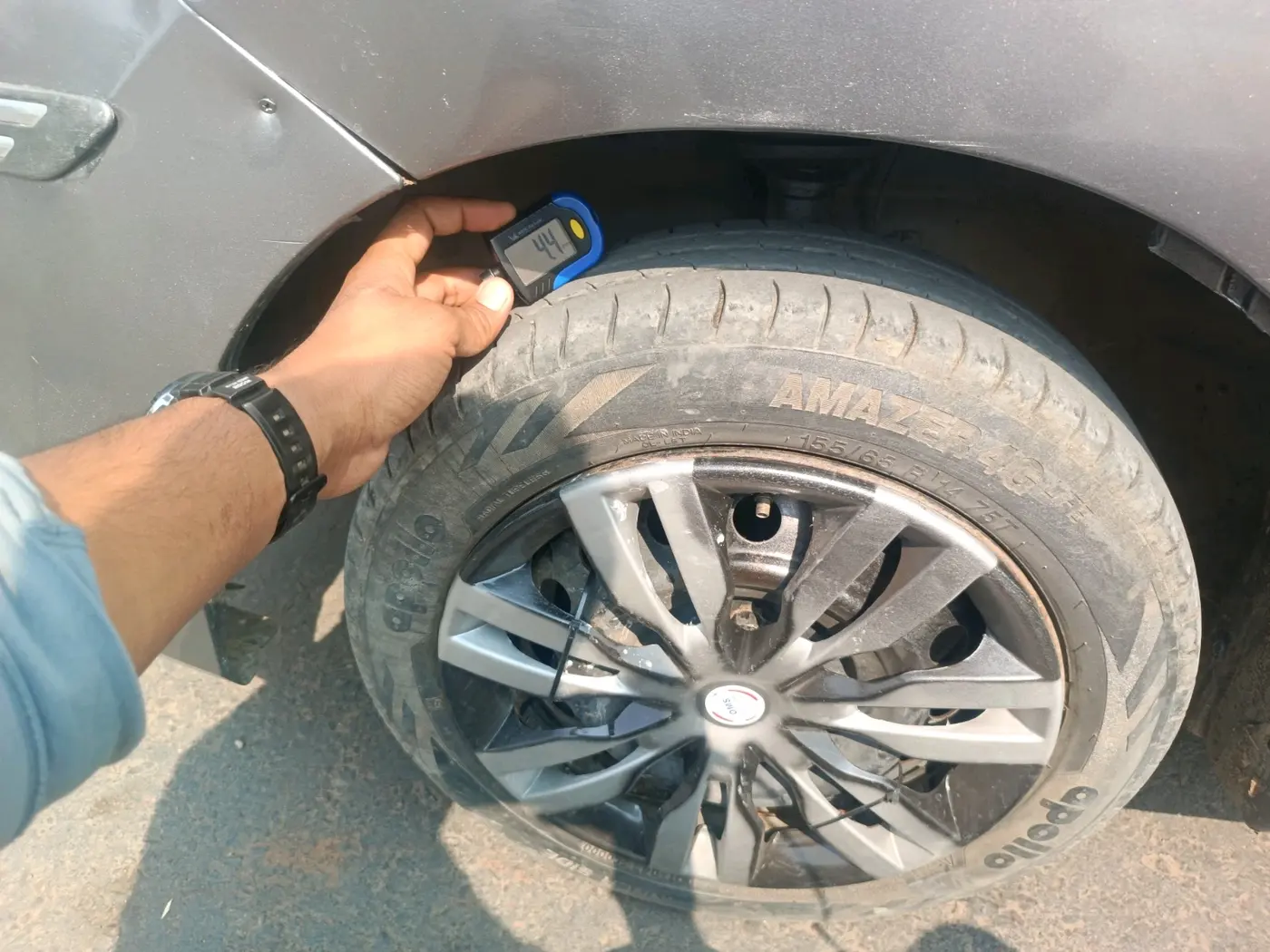 2018 Maruti Wagon R 1.0 VXI, Petrol, Manual, 40,466 km, tyre