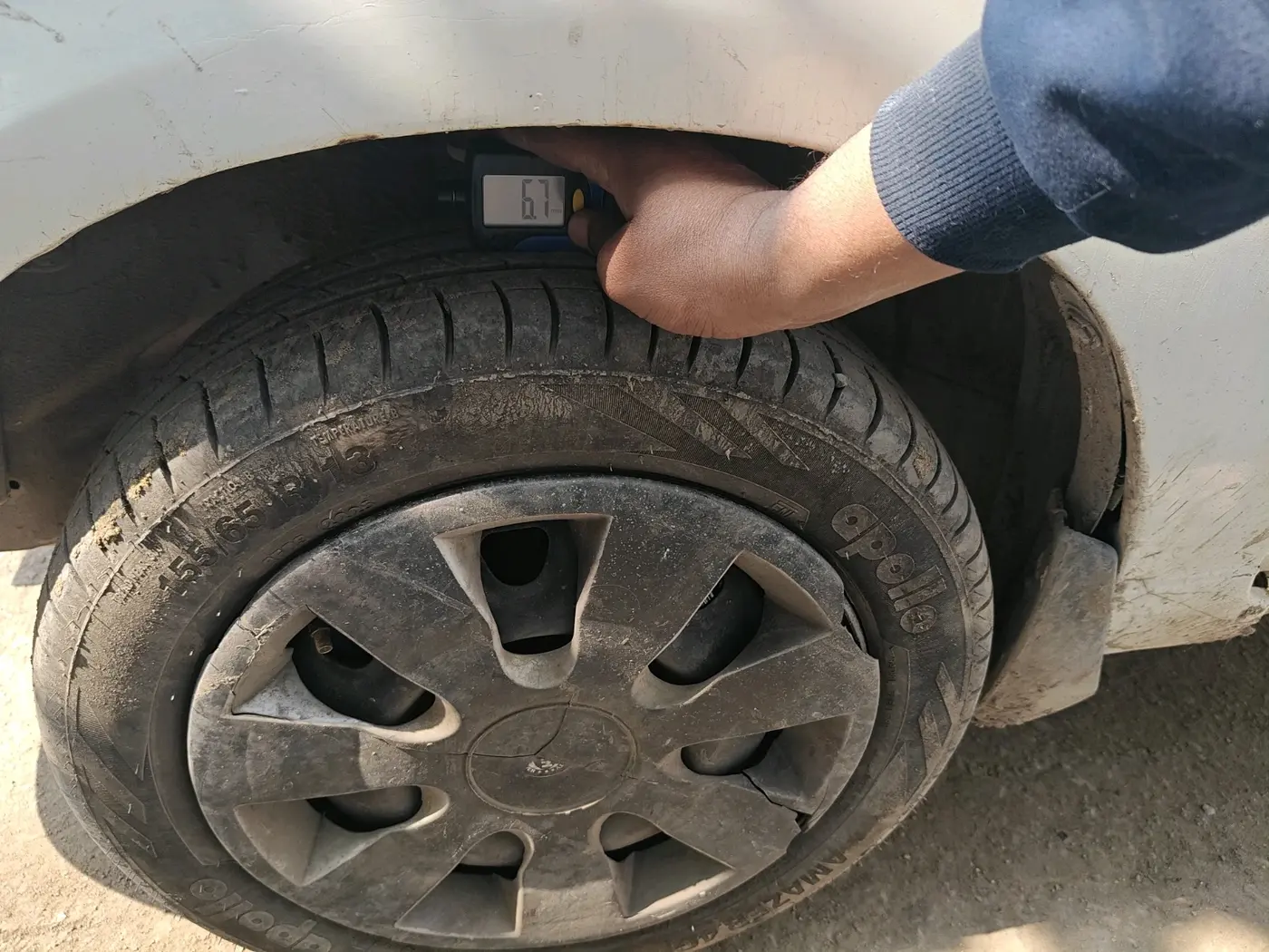 2012 Maruti Alto K10 VXI, Petrol, Manual, 67,643 km, tyre