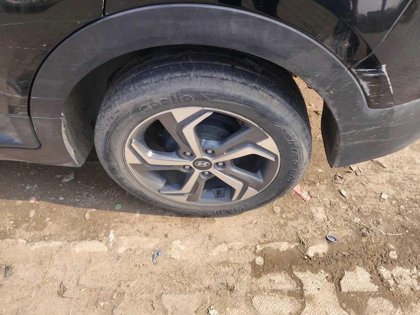 2018 Hyundai Creta SX AT 1.6 DIESEL, Diesel, Automatic, 1,00,904 km, tyre