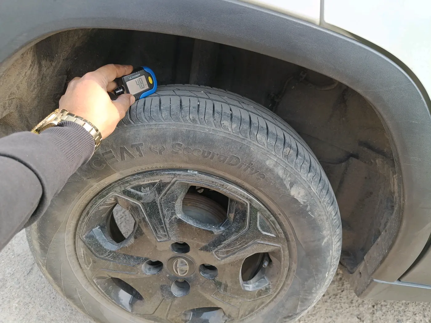 2022 Tata PUNCH ACCOMPLISHED MT, Petrol, Manual, 72,200 km, tyre