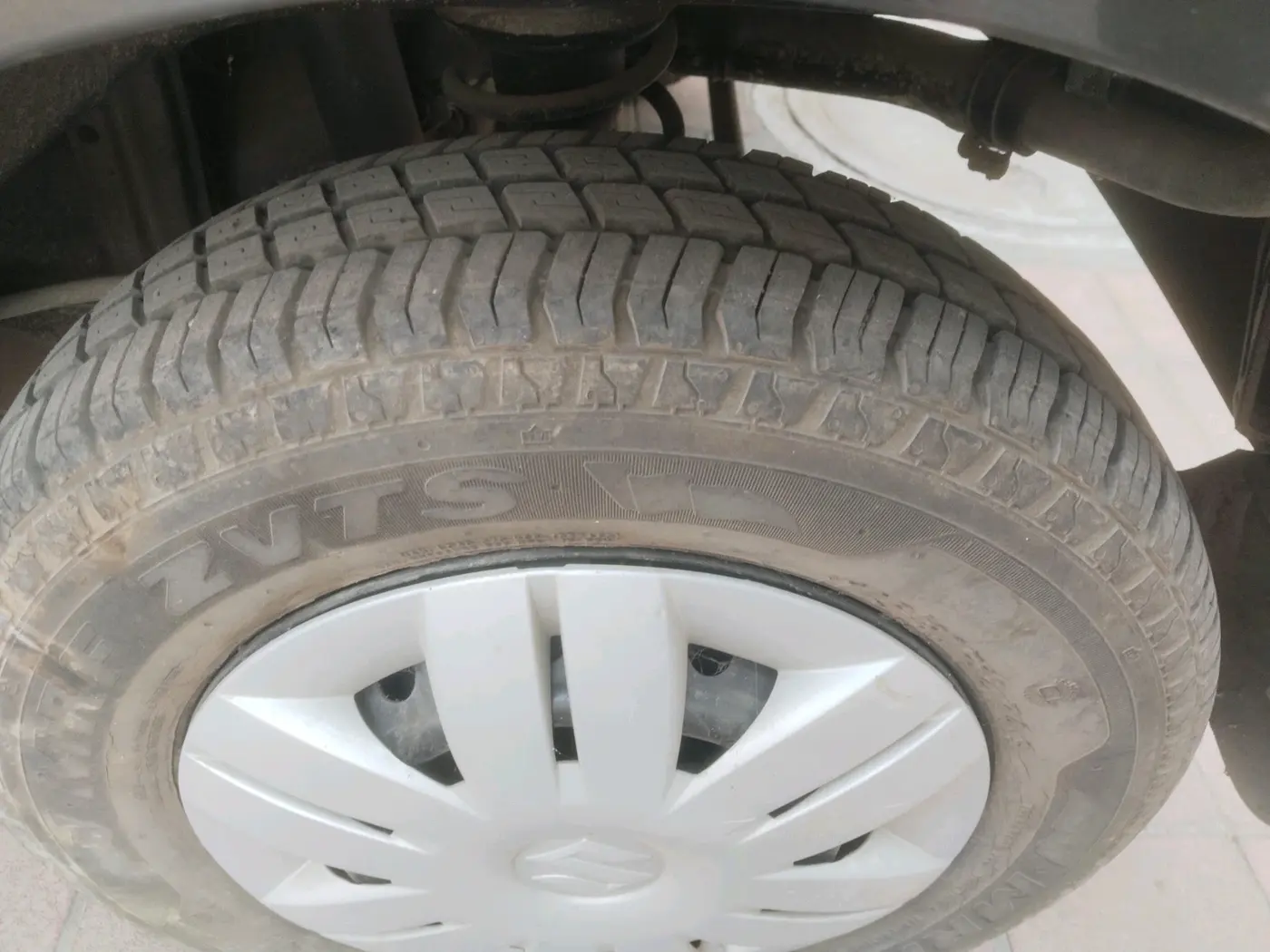 2015 Maruti Alto 800 VXI, Petrol, Manual, 7,215 km, tyre