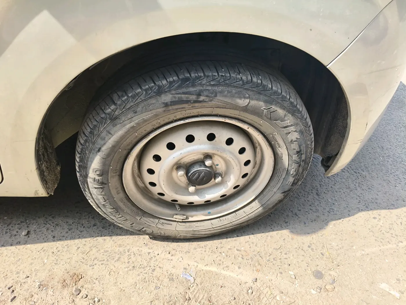 2021 Maruti New Wagon-R LXI CNG (O) 1.0, CNG, Manual, 65,377 km, tyre