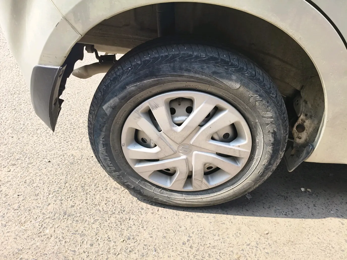 2021 Maruti New Wagon-R LXI CNG (O) 1.0, CNG, Manual, 65,377 km, tyre