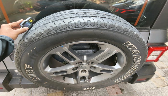 2021 Mahindra Thar LX PETROL HT 4WD AT, Petrol, Automatic, 1,04,079 km, tyre