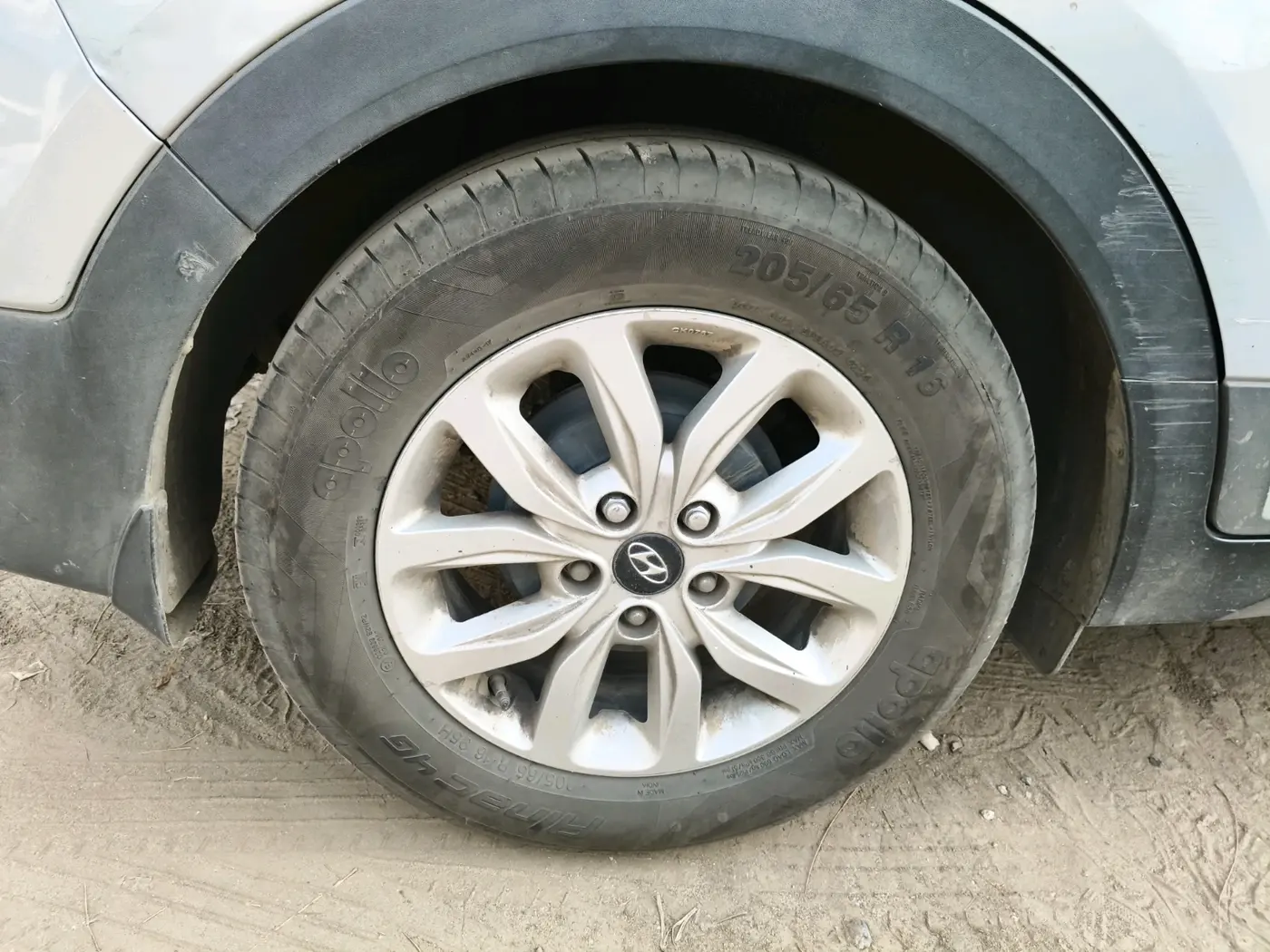 2019 Hyundai Creta SX 1.6 DIESEL, Diesel, Manual, 1,09,888 km, tyre