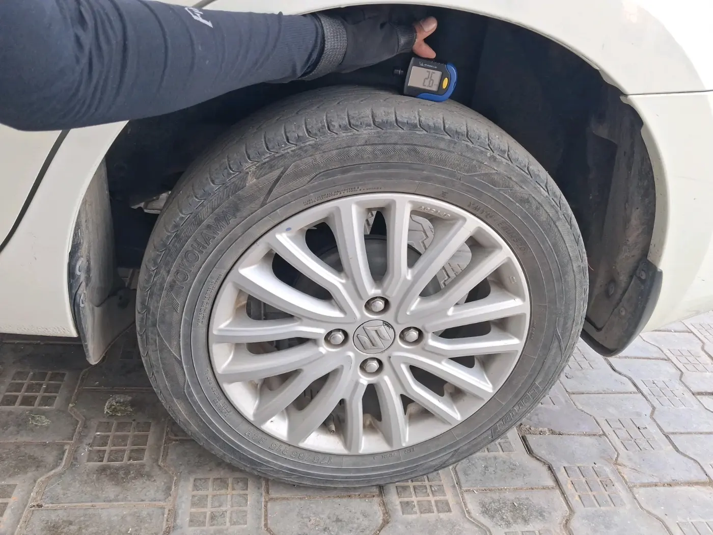 2018 Maruti Dzire ZXI AMT, Petrol, Automatic, 49,900 km, tyre