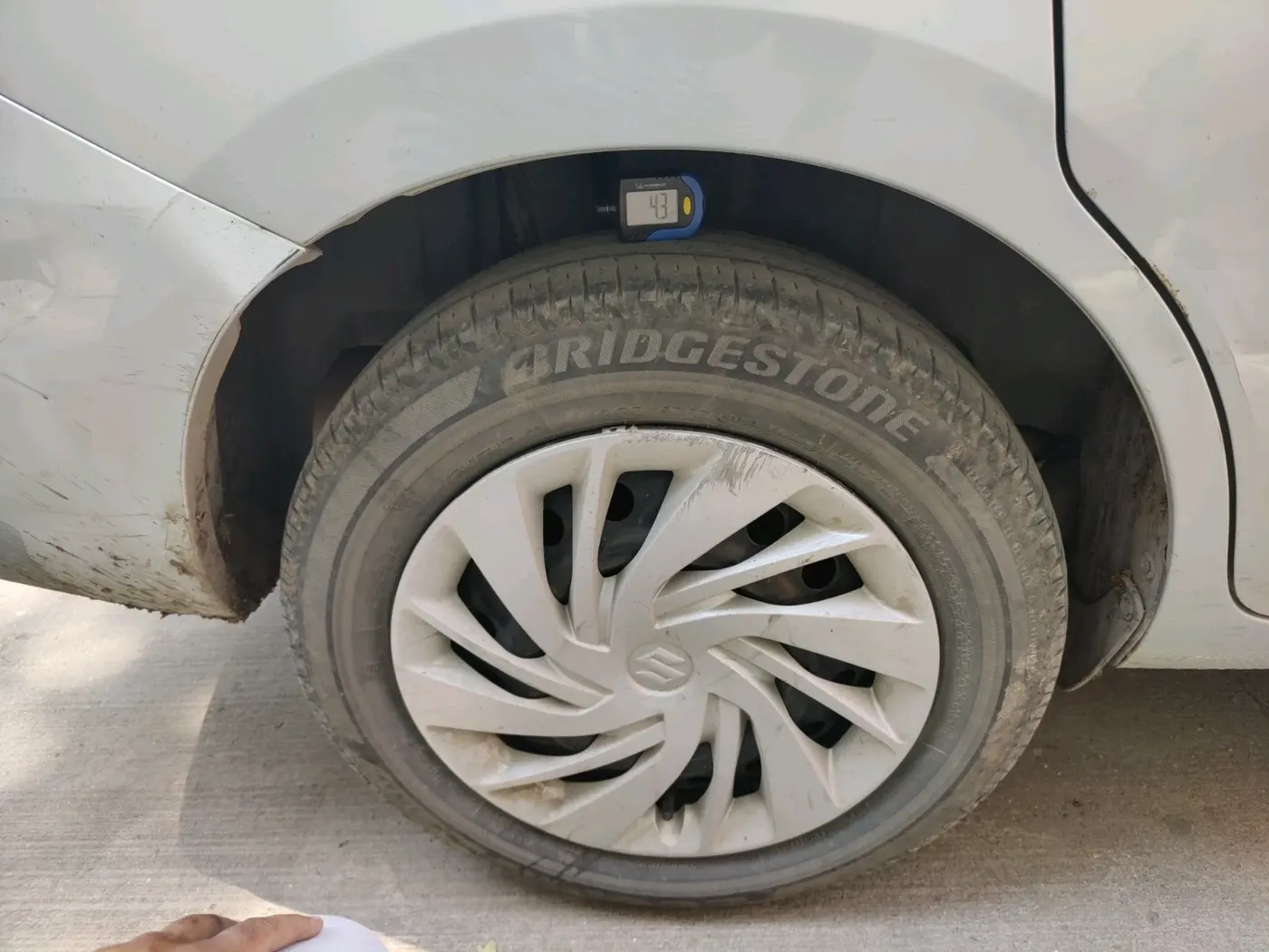 2023 Maruti Ertiga   VXI (O) CNG, CNG, Manual, 51,366 km, tyre