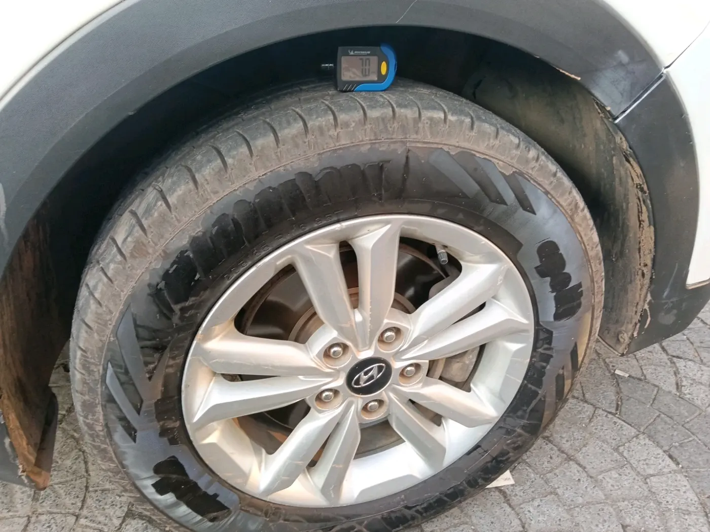2018 Hyundai Creta SX PLUS 1.6 PETROL, Petrol, Manual, 1,14,921 km, tyre