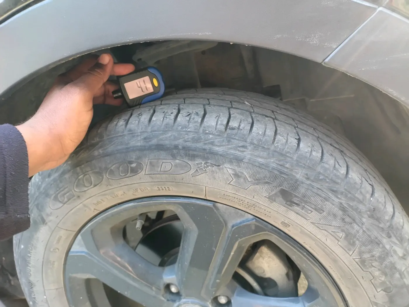 2022 Tata NEXON XZA PLUS PETROL DARK EDITION, Petrol, Automatic, 43,300 km, tyre
