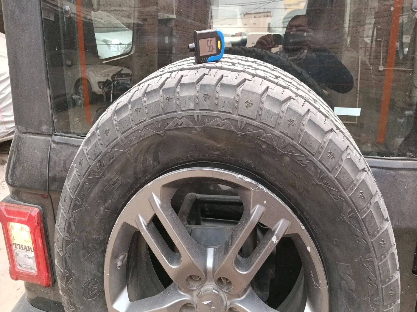 2023 Mahindra Thar LX D HT 2WD MT, Diesel, Manual, 38,600 km, tyre