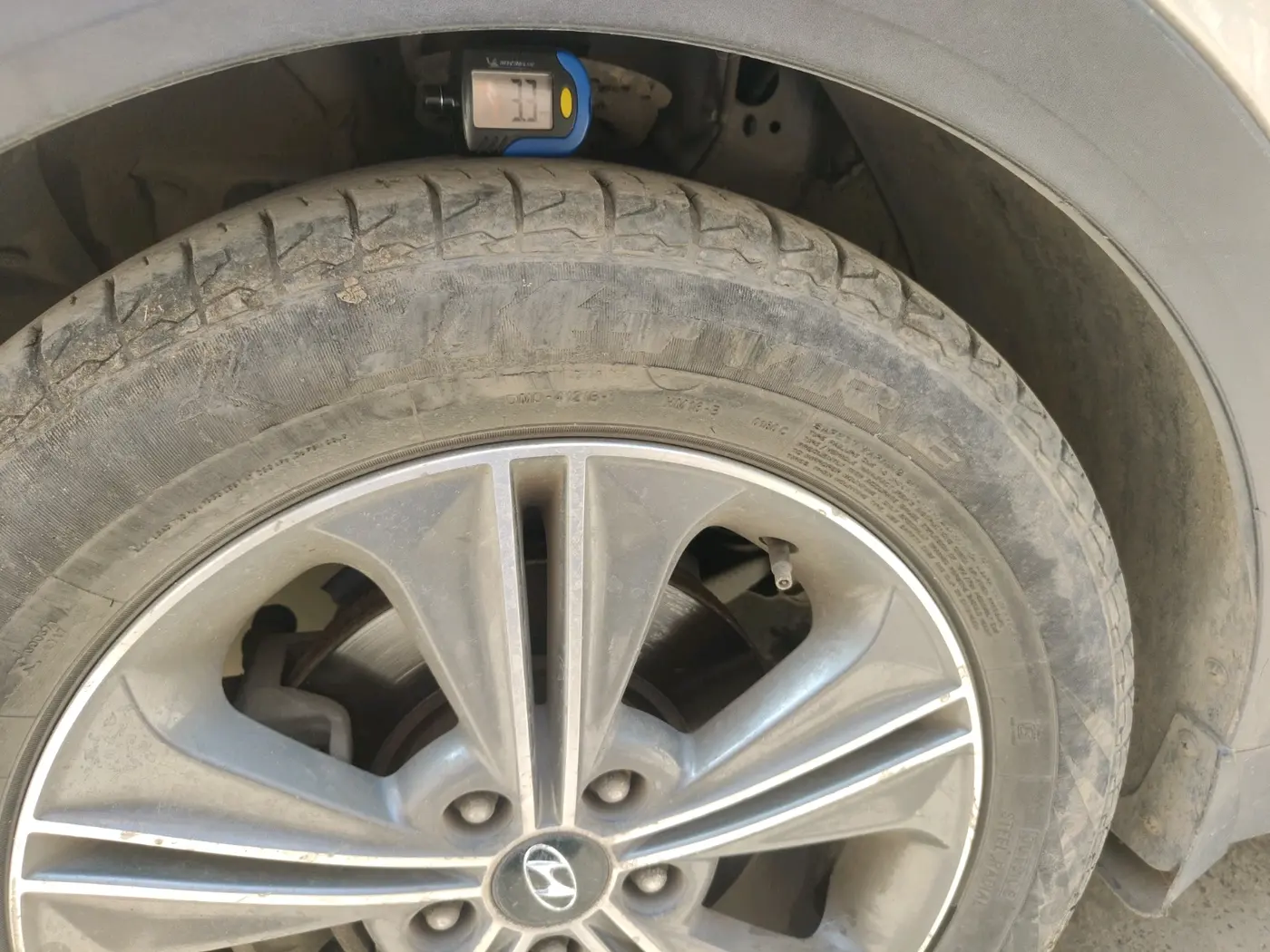 2016 Hyundai Creta SX PLUS AT 1.6 PETROL, Petrol, Automatic, 99,281 km, tyre